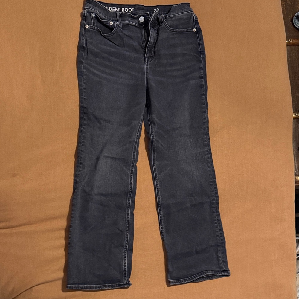 J. Crew Women's Dark Gray Boot Cut Jeans